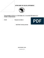 Maroc - Programme D'appui À La Réforme de La Couverture Médicale - Phase 3 PARCOUM III - Rapport D Évaluation