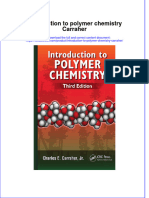 (Download PDF) Introduction To Polymer Chemistry Carraher Online Ebook All Chapter PDF