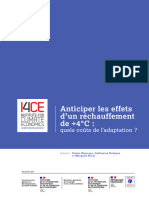 Anticiper Les Effets de L Adaptation Dun Rechauffement Climatique de Plus 4 Degres Quels Couts de L Adaptation