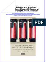 (Download PDF) Ancient Greece and American Conservatism Classical Influence On The Modern Right John A Bloxham Online Ebook All Chapter PDF