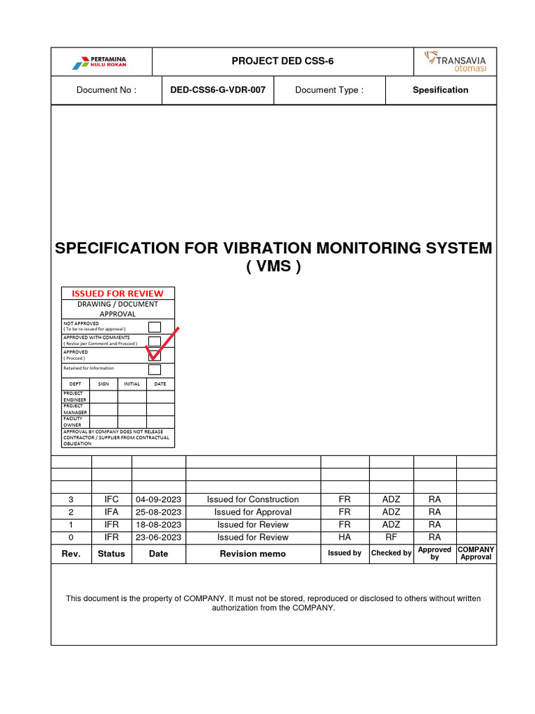 Specification For VMS REV3 FR ARM | PDF | Programmable Logic Controller ...