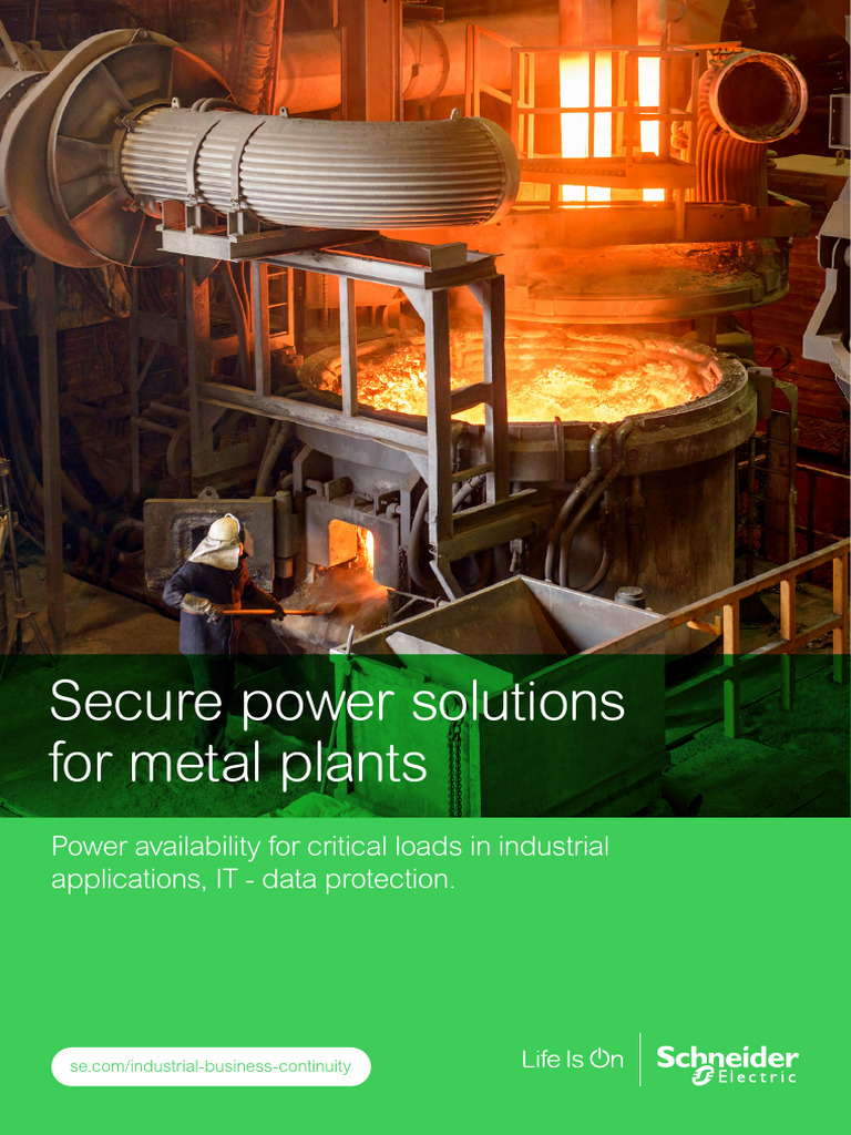 Secure Power Solutions For Metal Plants | PDF | Data Center | Internet ...