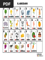 Abecedario Completo: Mayúsculas y Minúsculas | PDF