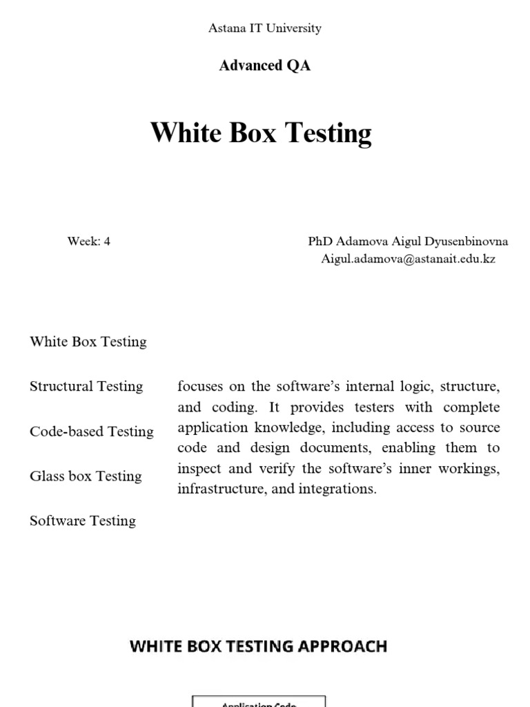 Week 4 | PDF | Software Testing | Unit Testing