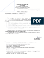 Office Memorandum Regarding Validity of CGHS Centres (1 May 2023)