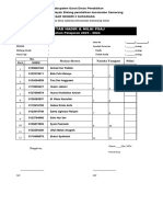 Daftar Hadir & Nilai Sukarasa