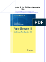 (Download PDF) Finite Elements Iii 1St Edition Alexandre Ern Online Ebook All Chapter PDF