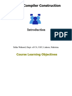 Slides 01 - Compiler Construction - UET CS - Introduction