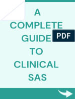 A Complete Guide To Clinical Sas.