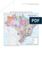 Mapa 1 Divisão Regional do Brasil Regiões Geográficas Imediatas 2017