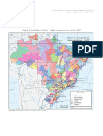 Mapa 2 Divisão Regional Do Brasil Regiões Geográficas Intermediárias 2017