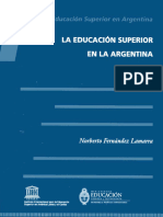 LAMARRA_2002_La educación superior en la argentina