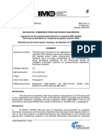 MSC 98-11-7 - Comments on the proposed amendments to resolution MSC.252(83) - Performance standards for... (Cook Islands, Germany, th...)