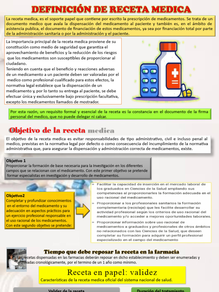 Actividad 5. La Receta | PDF | Medicamentos con receta | Prescripción ...