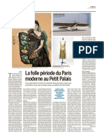 Le Monde, 07 décembre 2023-Le Paris de la modernité,