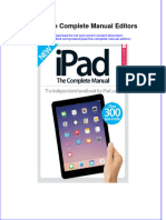 (Download PDF) Ipad The Complete Manual Editors Online Ebook All Chapter PDF