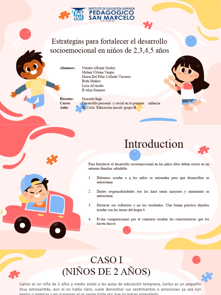 Grupo 2 (2) Desarrollo Personal y Social Estrategias | PDF | Autoestima