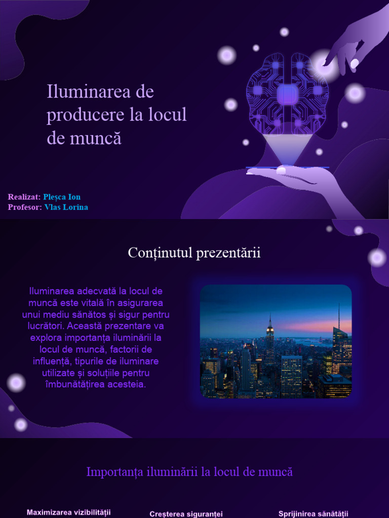 Iluminarea La Locul de Muncă | PDF