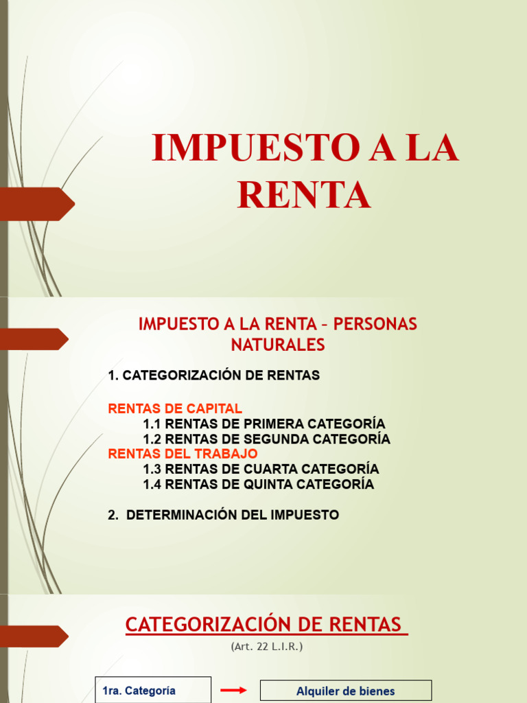 Guía del Impuesto a la Renta 2023 | PDF | Impuestos | Impuesto sobre la ...