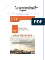 (Download PDF) Isc SSCP Systems Security Certified Practitioner Official Practice Tests Chapple Online Ebook All Chapter PDF