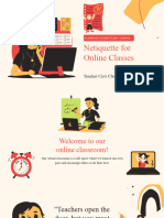 Colorful and Professional Online Classes Presentation