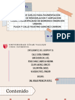 Estudio de Suelos para Pavimentación