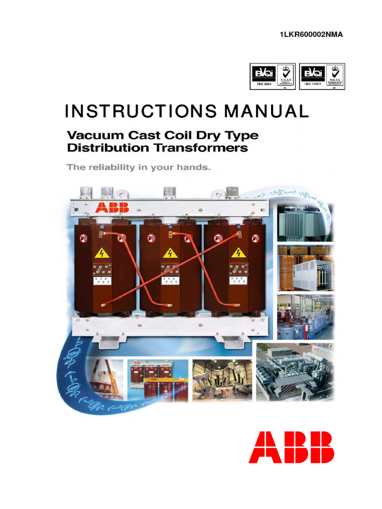 ABB Transformer Instructions Manual | PDF | Transformer | Insulator ...