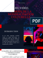 2. Cours Sur Le Jeu Vidéo, Témoin de La Mondialisation Culturelle