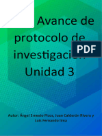 M3.5 Avance de Protocolo de Investigación Unidad 3