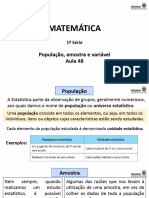 1serie - 48 - População, Amostra, Variável