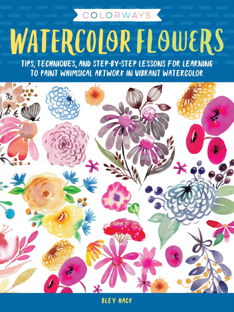Watercolor Flower Painting Guide | PDF | Color | Composition (Visual Arts)