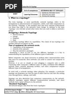 UC 2 Info Sheet Determine Best Fit Topology