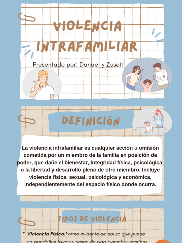Tipos y Consecuencias de la Violencia Intrafamiliar | PDF | Violencia ...