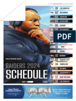 Download a PDF of the 2024 Raiders schedule