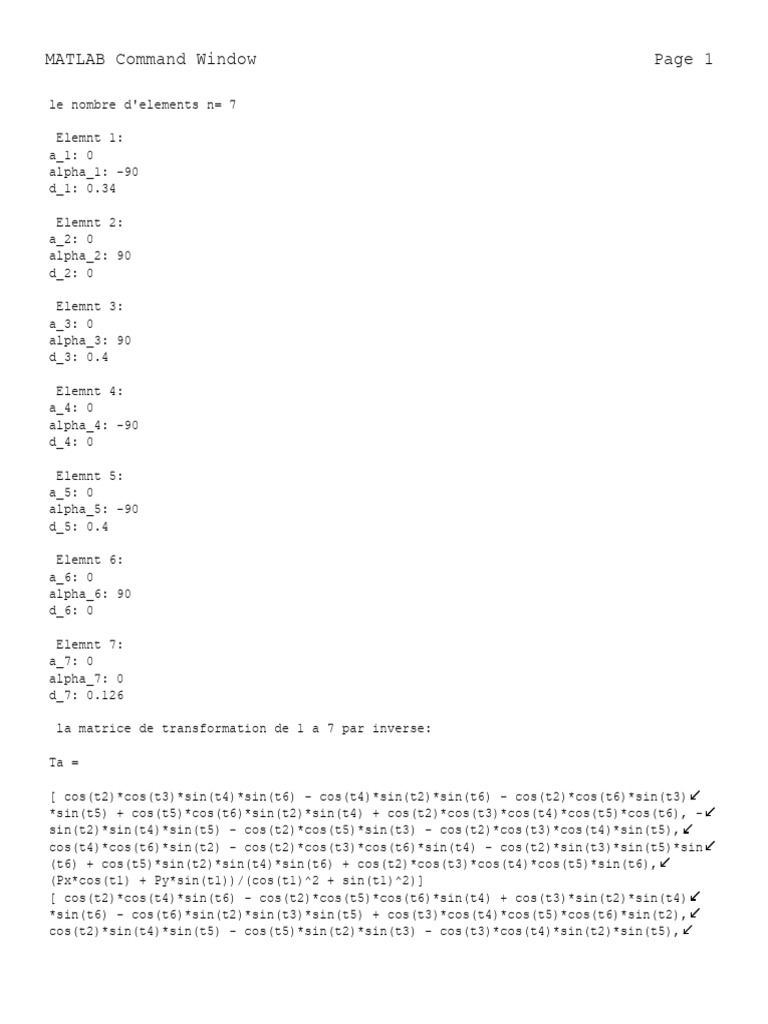 Matlab Command For Inverses