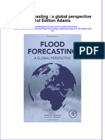 (Download PDF) Flood Forecasting A Global Perspective 1St Edition Adams Online Ebook All Chapter PDF