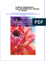 [Download pdf] Floriculture Designing Merchandising 4Th Edition Dr Charles P Griner online ebook all chapter pdf 