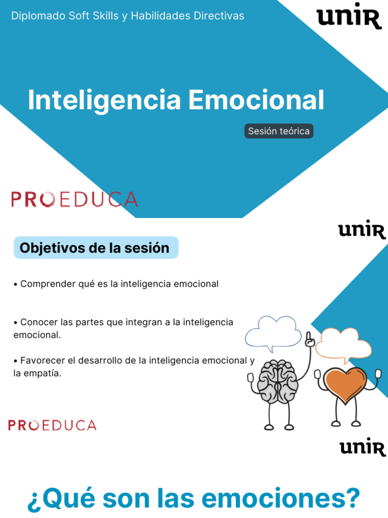 Diplomado en Inteligencia Emocional | PDF | Las emociones ...