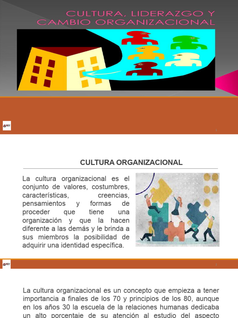 7.1 Liderazgo, Cultura Empresarial y Proceso Del Cambio | PDF ...