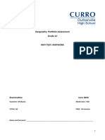 Geography - Term2 - Test Mapwork