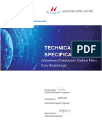 Technical Specification For Aluminum Conductors Carbon Fiber Core Reinforced
