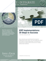 ERP Implementation Steps to Success Deliverables