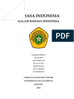 Makalah Ragam Bahasa Indonesia