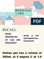 COMBIED GAS LAW
