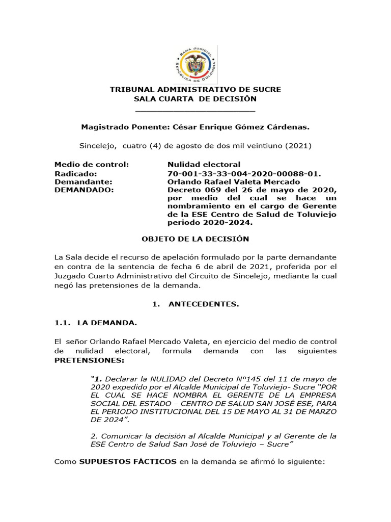 S Elec 04 2020 00088 01 | Descargar gratis PDF | Constitución