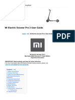 Xiaomi Mi Electric Scooter Pro 2 - Manual