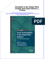 [Download pdf] Social Sustainability In The Global Wine Industry Concepts And Cases Sharon L Forbes online ebook all chapter pdf 