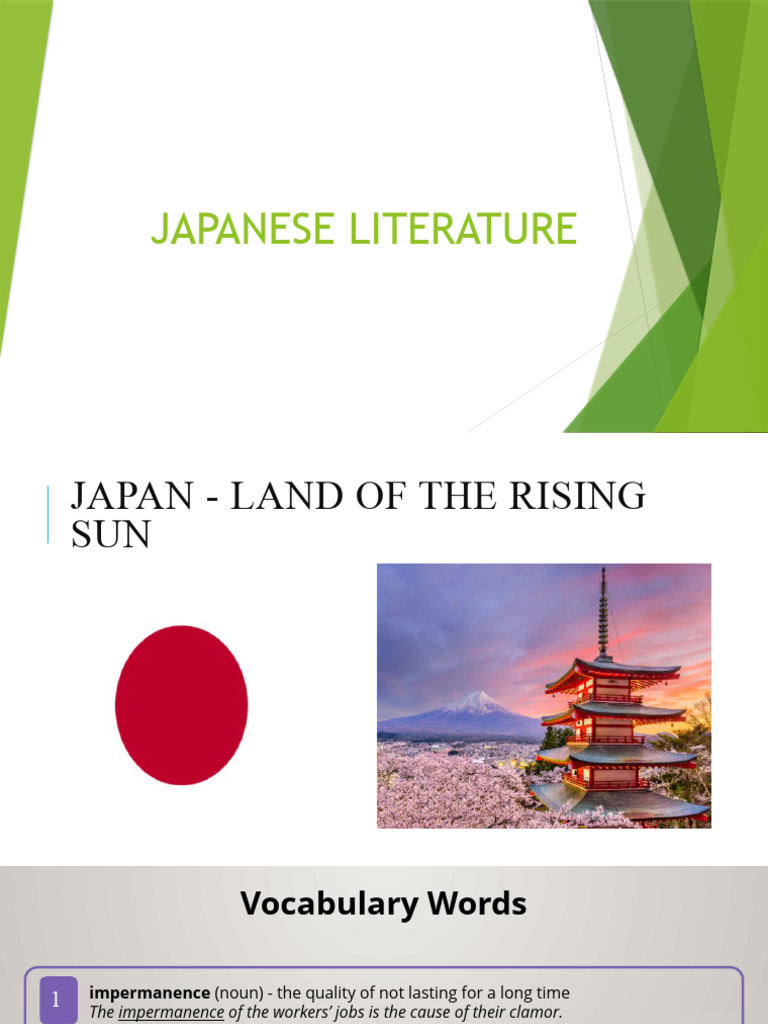 Overview of Japanese Literature | PDF | Japanese Literature | Poetry