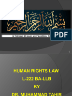 Human RIghts Law BA-LLB