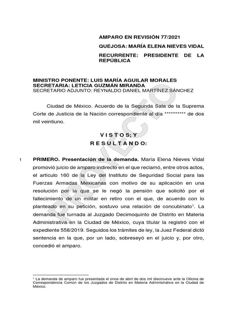 Amparo en Revision | PDF | Sentencia (ley) | México